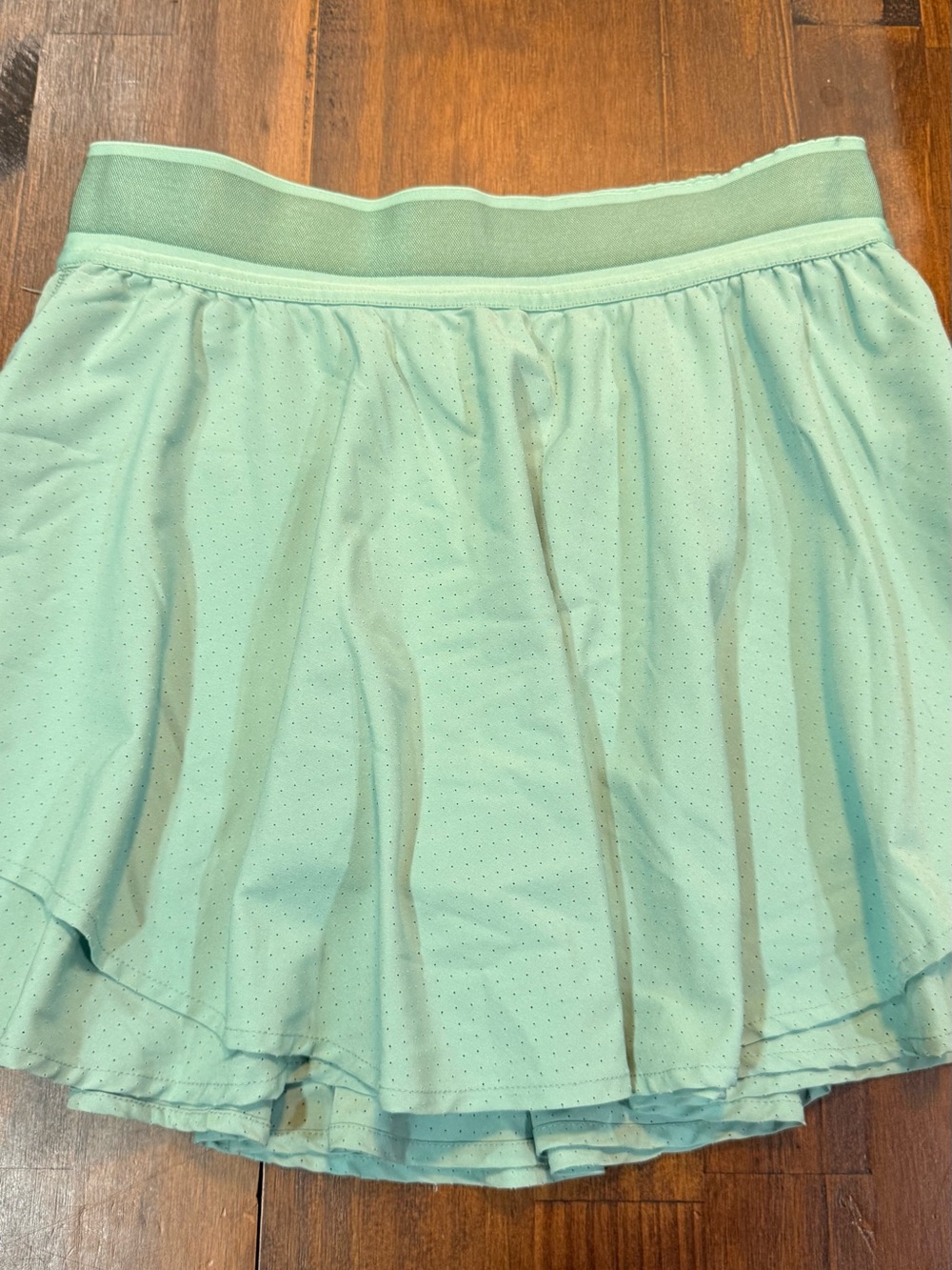 90 Degree By Reflex Light Mint Green Skater Skirt